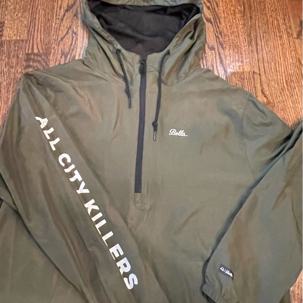 🆕Men’s Bola “All City Killers” Lightweight Windbreaker/Rainjacket Pullover